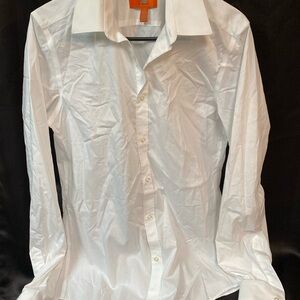 Egara slim fit stretch button down dress shirt